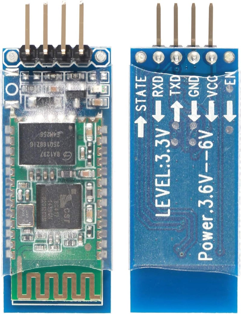 DORHEA 5PCS HC-06 RS232 Wireless Bluetooth Serial Port 4 Pin RF Transceiver Board Module Bi-Directional Serial Support Slave and Master Mode - Image 3